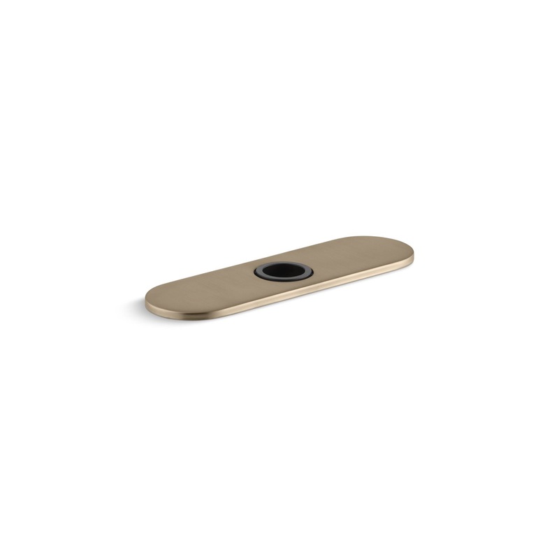 KOHLER K-13479-A-BV 8" Escutcheon Plate For Insight And Kinesis Faucet In Vibrant Brushed Bronze