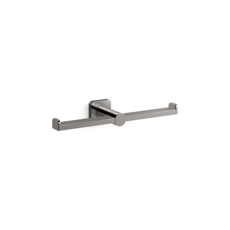 KOHLER K-21897-TT Parallel Double Toilet Paper Holder In Vibrant Titanium