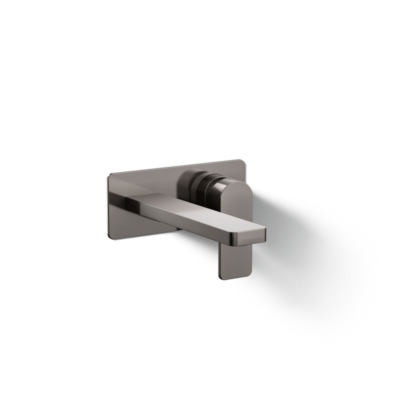 KOHLER K-22567-4-TT Parallel Wall-Mount Single-Handle Bathroom Sink Faucet, 1.2 Gpm In Vibrant Titanium
