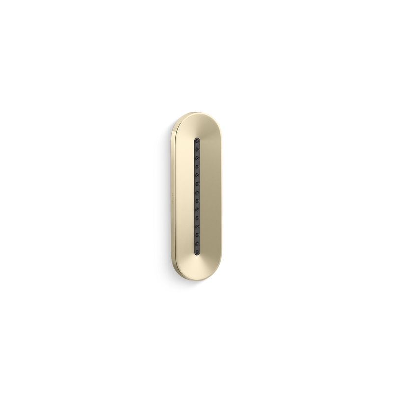 KOHLER K-26300-AF Statement Oblong Vichy Single-Function Body Spray, 2.5 Gpm In Vibrant French Gold
