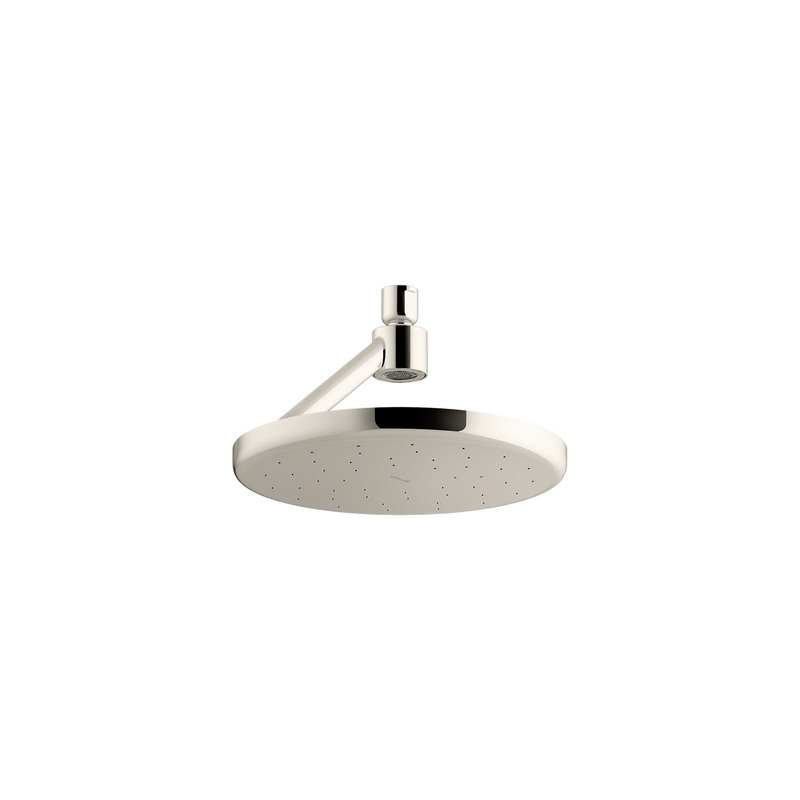 KOHLER K-26301-G-SN Statement Open Rain Iconic Round 9" Single-Function Rainhead, 1.75 Gpm In Vibrant Polished Nickel