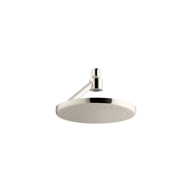 KOHLER K-26301-SN Statement Open Rain Iconic Single-Function Rainhead, 2.5 Gpm In Vibrant Polished Nickel