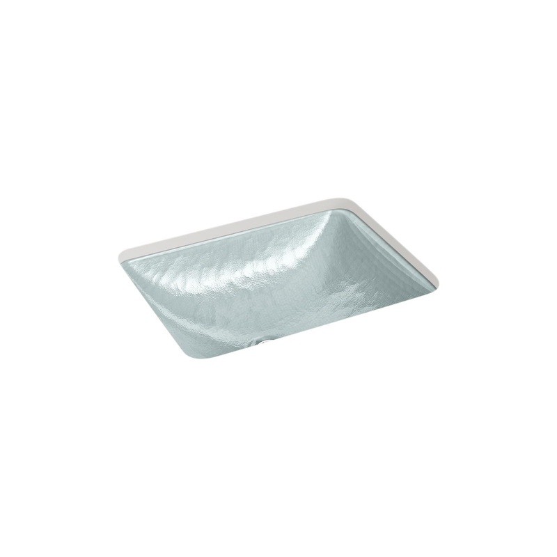KOHLER K-28823-G2-B11 Yepsen 20" Rectangular Undermount Bathroom Sink, No Overflow In Opaque Dew