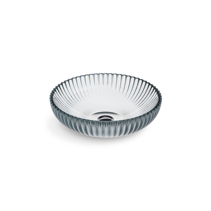 KOHLER K-28824-B11 Salute 15" Round Vessel Bathroom Sink, No Overflow In Ice