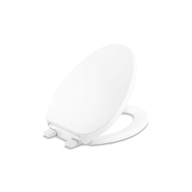 KOHLER K-29030-0 Drift Tab Readylatch Quiet-Close Elongated Toilet Seat In White