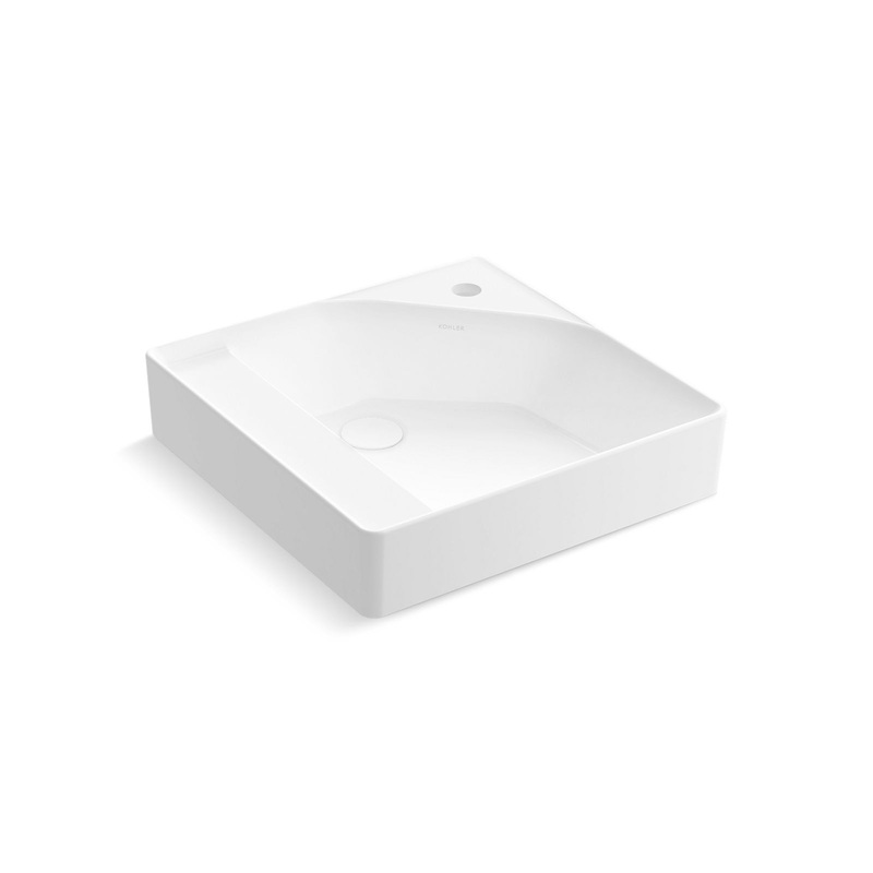 KOHLER K-31551-0 Spacity 18" Vitreous China Vanity Top With Integrated Rectangular Sink In White