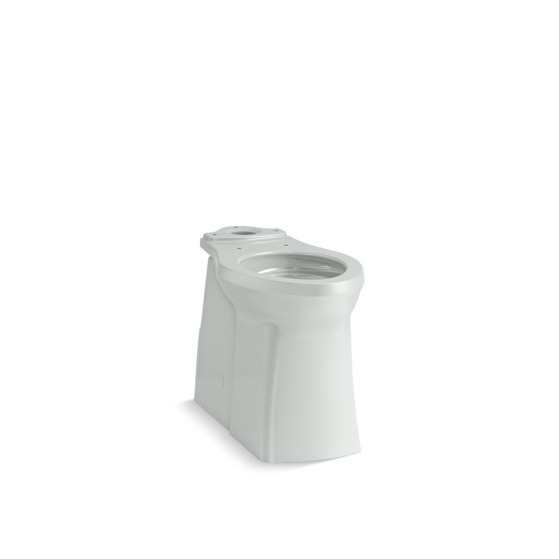 KOHLER K-33812-95 Corbelle Tall Elongated Toilet Bowl With Skirted Trapway In Ice Grey