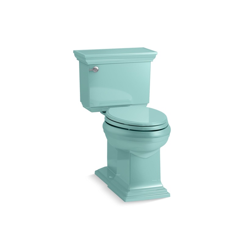 KOHLER K-6669-H15 Memoirs Stately Two-Piece Elongated With Concealed Trapway, 1.28 Gpf In 150th Spring Green