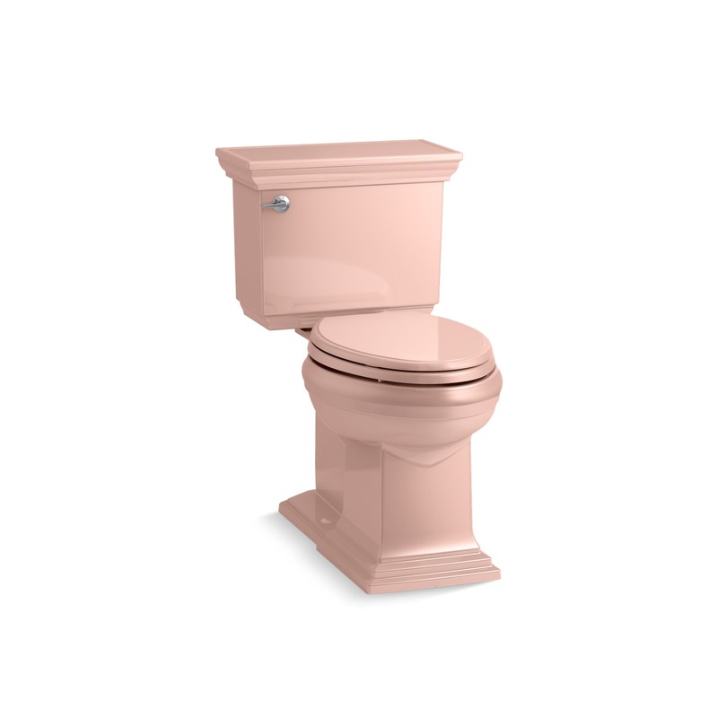 KOHLER K-6669-V10 Memoirs Stately Two-Piece Elongated With Concealed Trapway, 1.28 Gpf In 150th Peachblow