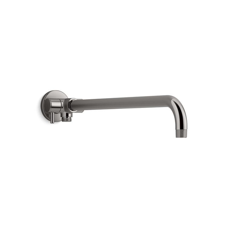 KOHLER K-76333-TT Wall-Mount Arm For Rainhead/Showerhead And Handshower With 2-Way Diverter In Vibrant Titanium