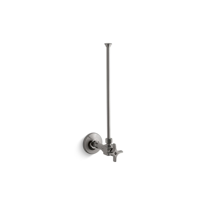 KOHLER K-7637-TT 3/8" Npt Angle Supply With Stop And Annealed Vertical Tube In Vibrant Titanium