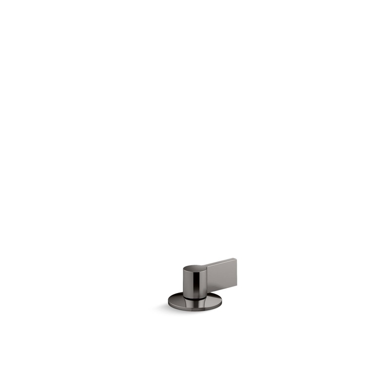 KOHLER K-77990-4-TT Components Deck-Mount Bath Faucet Handles With Lever Design In Vibrant Titanium