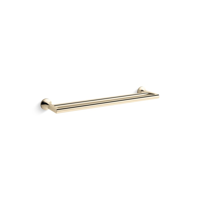 KOHLER K-78375-AF Components Double Towel Bar In Vibrant French Gold
