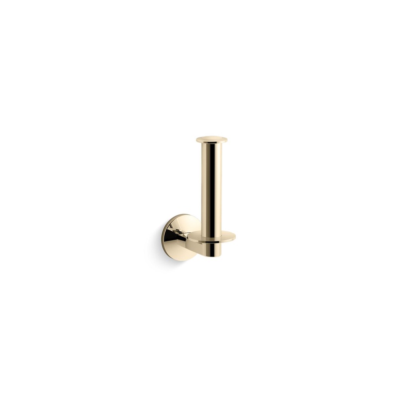 KOHLER K-78383-AF Components Vertical Toilet Paper Holder In Vibrant French Gold