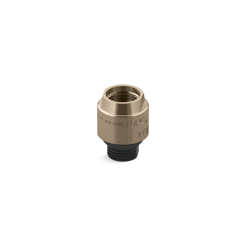 KOHLER K-9660-BV Persona Vacuum Breaker, 1/2" X 1/2" In Vibrant Brushed Bronze