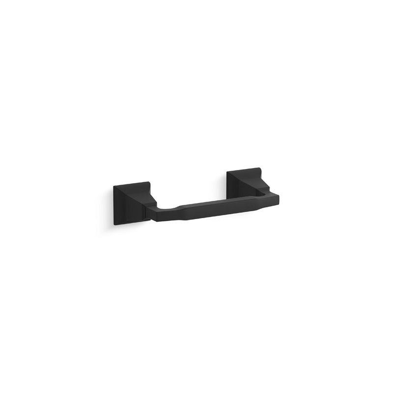 KOHLER K-R22082-BL Matte Black Kallan Toilet paper holder
