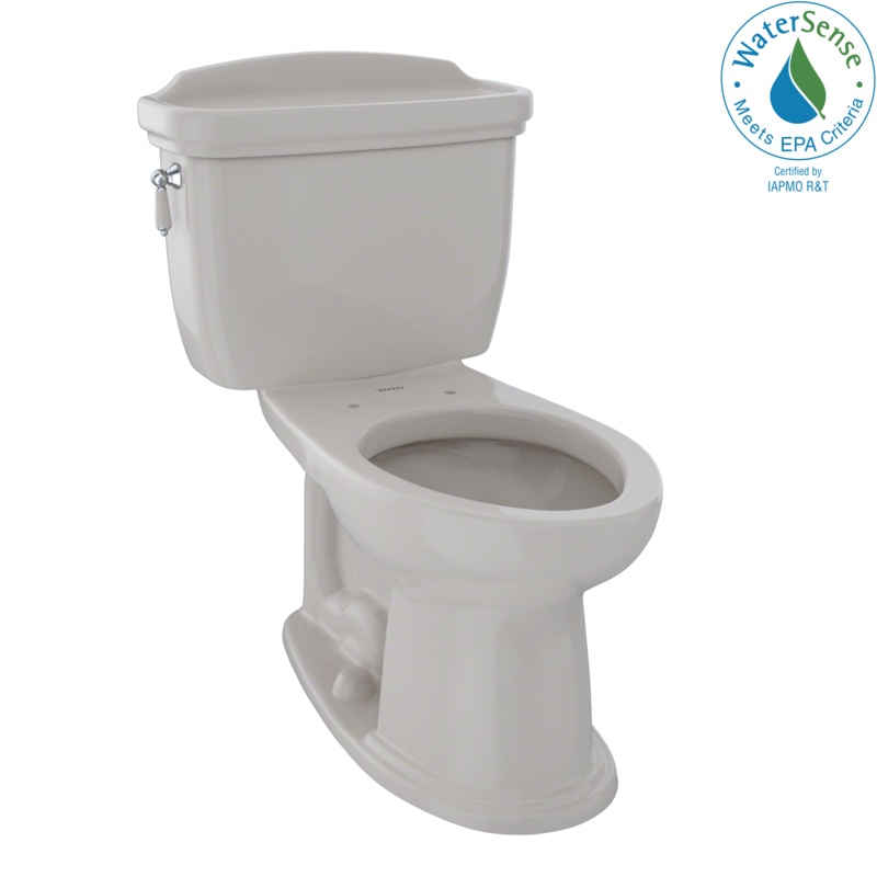 TOTO CST754EF#12 Eco Dartmouth Two-Piece Elongated 1.28 GPF Universal Height Toilet , Sedona Beige