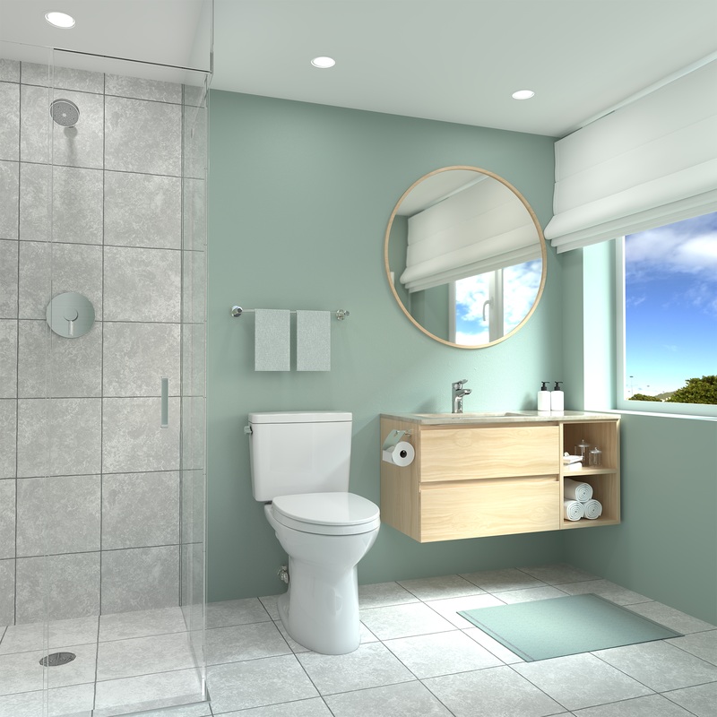 TOTO CST776CSFG#03 Drake  Two-Piece Elongated 1.6 Gpf Universal Height Tornado Flush Toilet With Cefiontect - Bone