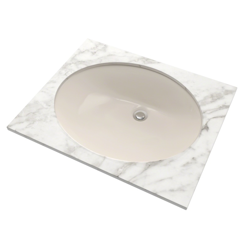 TOTO LT579G#12 Rendezvous Oval Undermount Bathroom Sink With Cefiontect - Sedona Beige