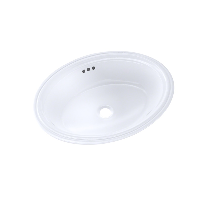 TOTO LT641#01 Dartmouth 18-3/4" x 13-3/4" Oval Undermount Bathroom Sink , Cotton White