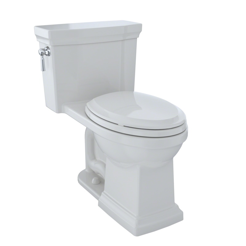 TOTO MS814224CUFG#11 Promenade Ii 1G One-Piece Elongated 1.0 Gpf Universal Height Toilet With Cefiontect - Colonial White