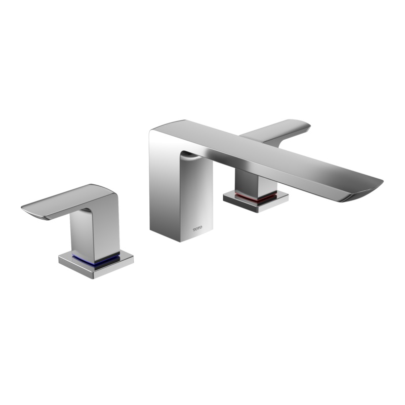 TOTO TBG02201U#CP Gr Two-Handle Deck-Mount Roman Tub Filler Trim - Polished Chrome