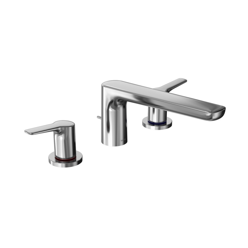 TOTO TBG03201U#CP Gs Two-Handle Deck-Mount Roman Tub Filler Trim - Polished Chrome