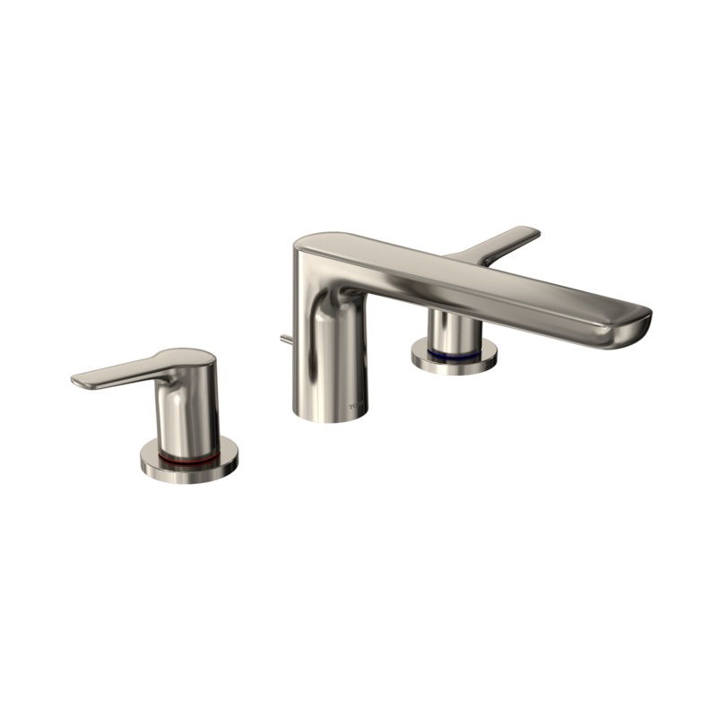 TOTO TBG03201U#PN Gs Two-Handle Deck-Mount Roman Tub Filler Trim - Polished Nickel