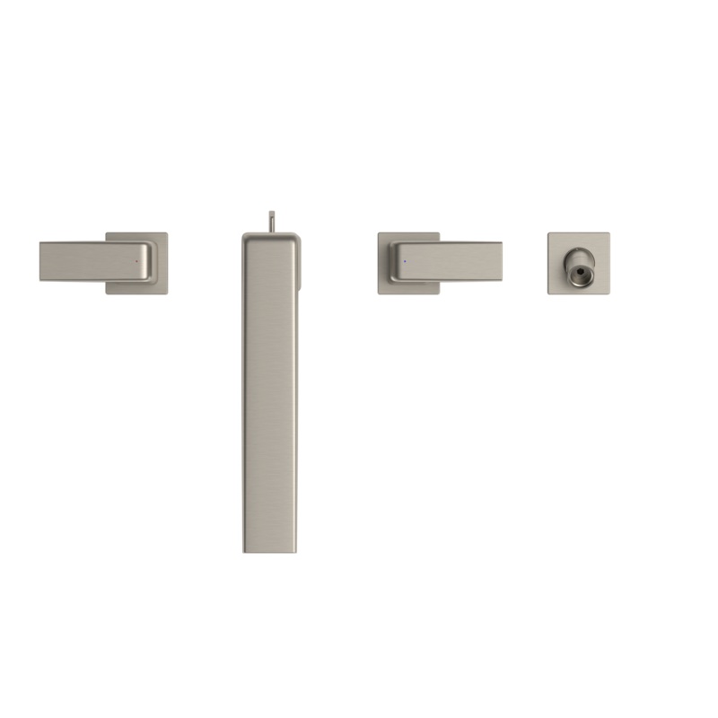 TOTO TBG10202U#BN Gb Two-Handle Deck-Mount Roman Tub Filler Trim With Handshower - Brushed Nickel