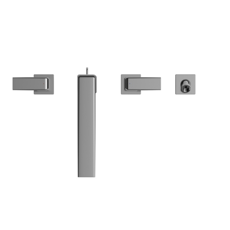 TOTO TBG10202U#CP Gb Two-Handle Deck-Mount Roman Tub Filler Trim With Handshower - Polished Chrome