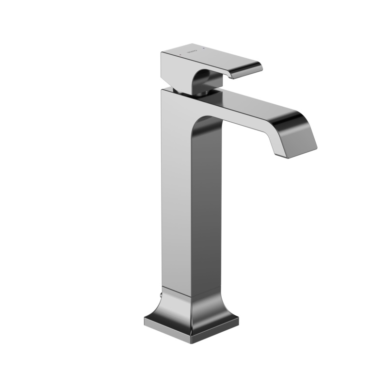 TOTO TLG08305U#CP Gc 1.2 Gpm Single Handle Vessel Bathroom Sink Faucet With Comfort Glide Technology - Polished Chrome