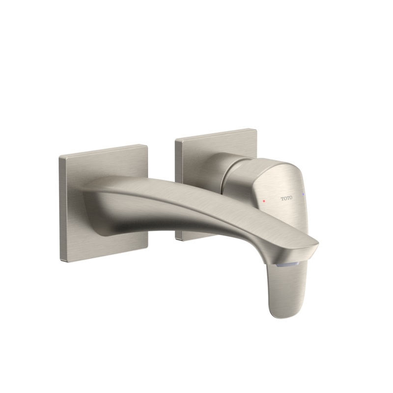 TOTO TLG09307U#BN Gm 1.2 Gpm Wall-Mount Single-Handle Bathroom Faucet With Comfort Glide Technology - Brushed Nickel