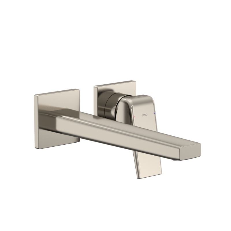 TOTO TLG10308U#PN Gb 1.2 Gpm Wall-Mount Single-Handle Long Bathroom Faucet With Comfort Glide Technology - Polished Nickel