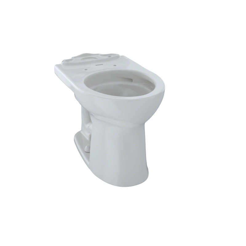 TOTO C453CUFG#11 Drake Ii Universal Height Round Toilet Bowl With Cefiontect - Colonial White