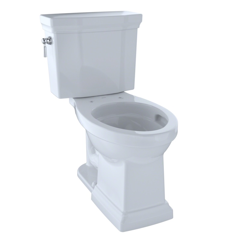TOTO CST404CUFG#01 Promenade Ii 1G Two-Piece Elongated 1.0 Gpf Universal Height Toilet With Cefiontect - Cotton White