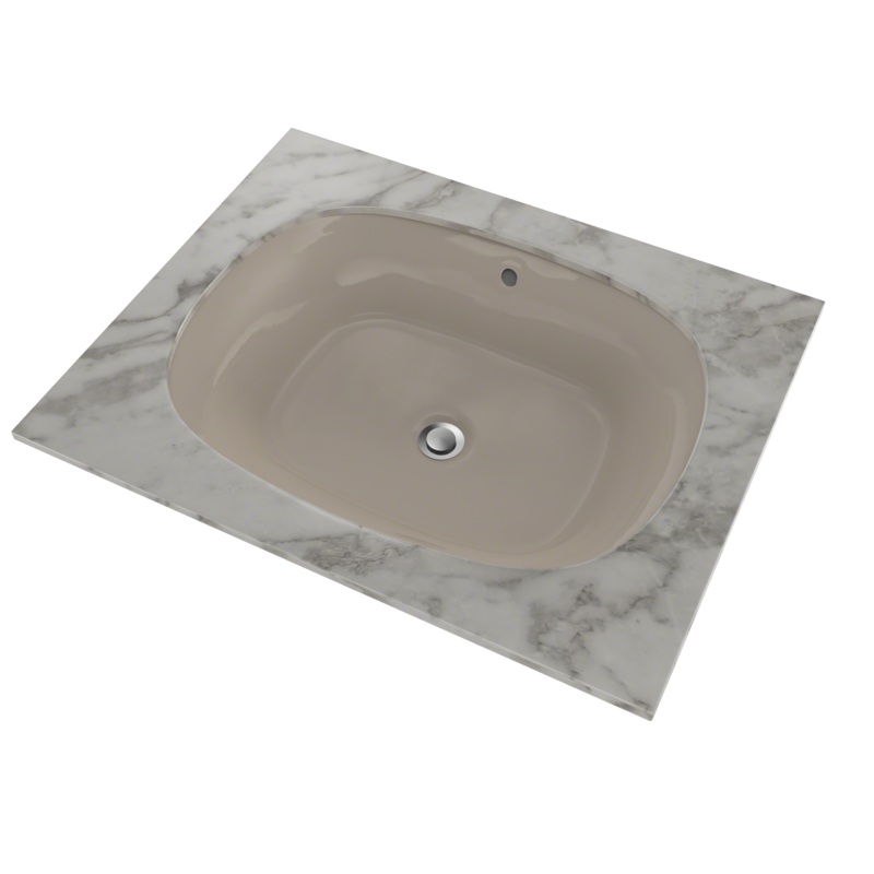 TOTO LT481G#03 Maris 20-5/16" X 15-9/16" Oval Undermount Bathroom Sink With Cefiontect - Bone