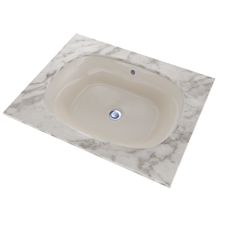 TOTO LT481G#12 Maris 20-5/16" X 15-9/16" Oval Undermount Bathroom Sink With Cefiontect - Sedona Beige