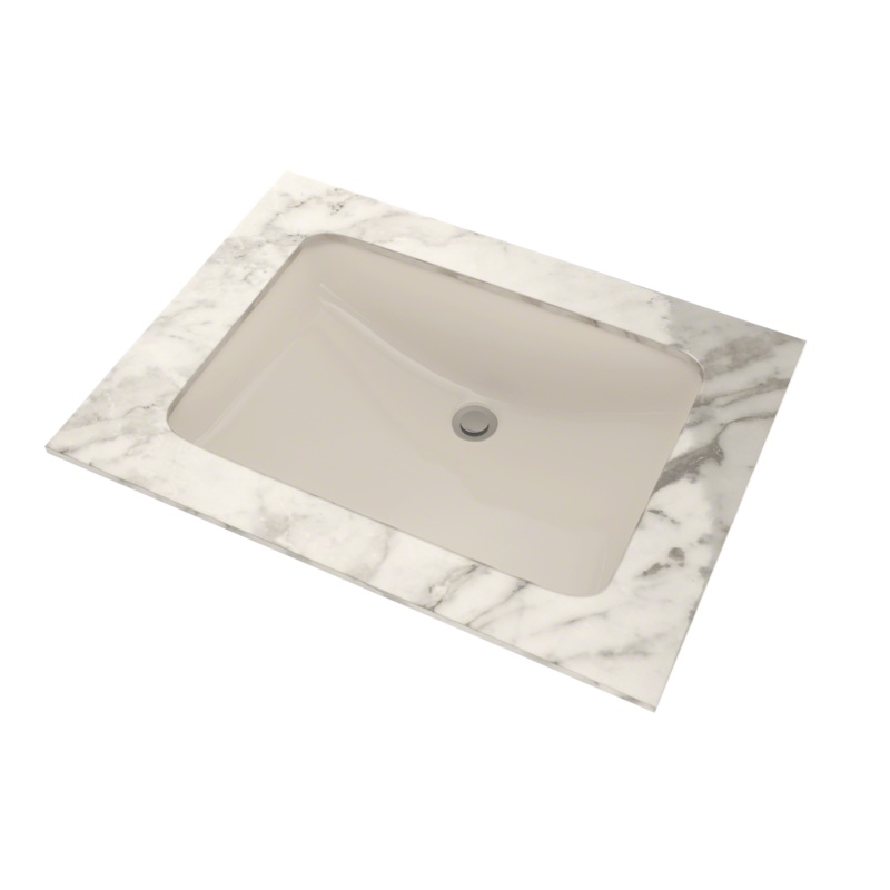 TOTO LT540G#12 21-1/4" X 14-3/8" Large Rectangular Undermount Bathroom Sink With Cefiontect - Sedona Beige