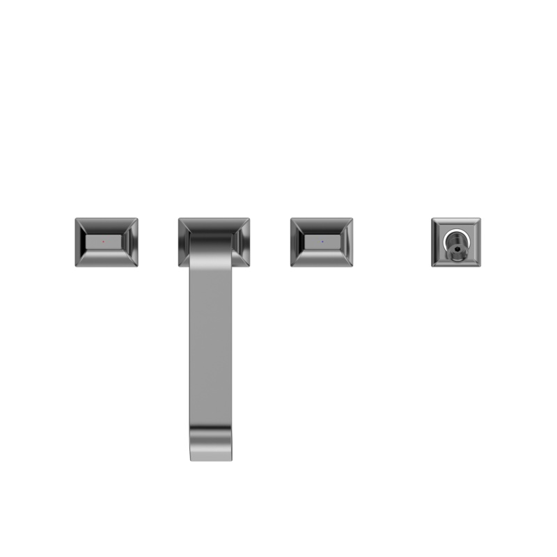 TOTO TBG08202U#CP Gc Two-Handle Deck-Mount Roman Tub Filler Trim With Handshower - Polished Chrome