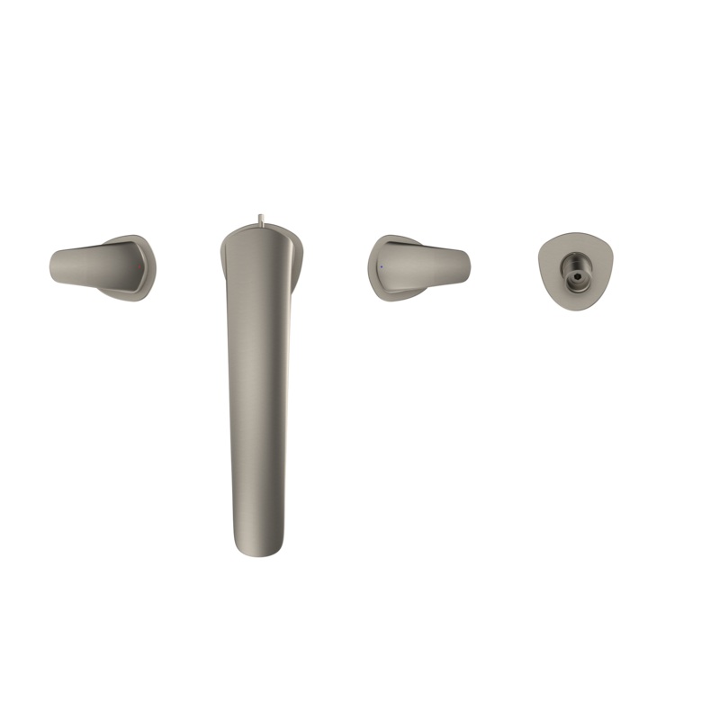 TOTO TBG09202U#BN Gm Two-Handle Deck-Mount Roman Tub Filler Trim With Handshower - Brushed Nickel