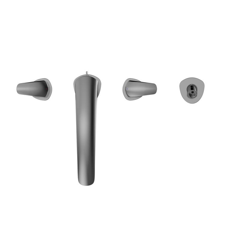 TOTO TBG09202U#CP Gm Two-Handle Deck-Mount Roman Tub Filler Trim With Handshower - Polished Chrome