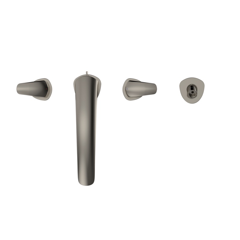 TOTO TBG09202U#PN Gm Two-Handle Deck-Mount Roman Tub Filler Trim With Handshower - Polished Nickel