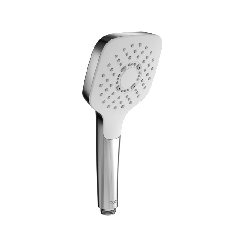 TOTO TBW02010U4#CP G Series 1.75 Gpm Single Spray 4 Inch Square Handshower With Comfort Wave Technology - Polished Chrome