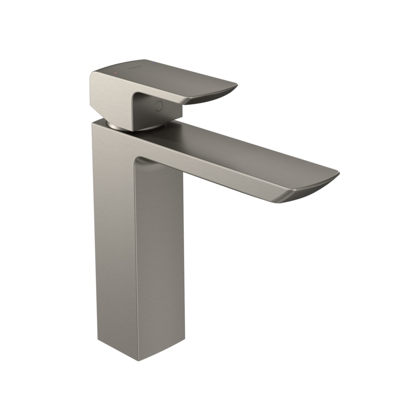 TOTO TLG02304U#BN Gr 1.2 Gpm Single Handle Semi-Vessel Bathroom Sink Faucet With Comfort Glide Technology - Brushed Nickel