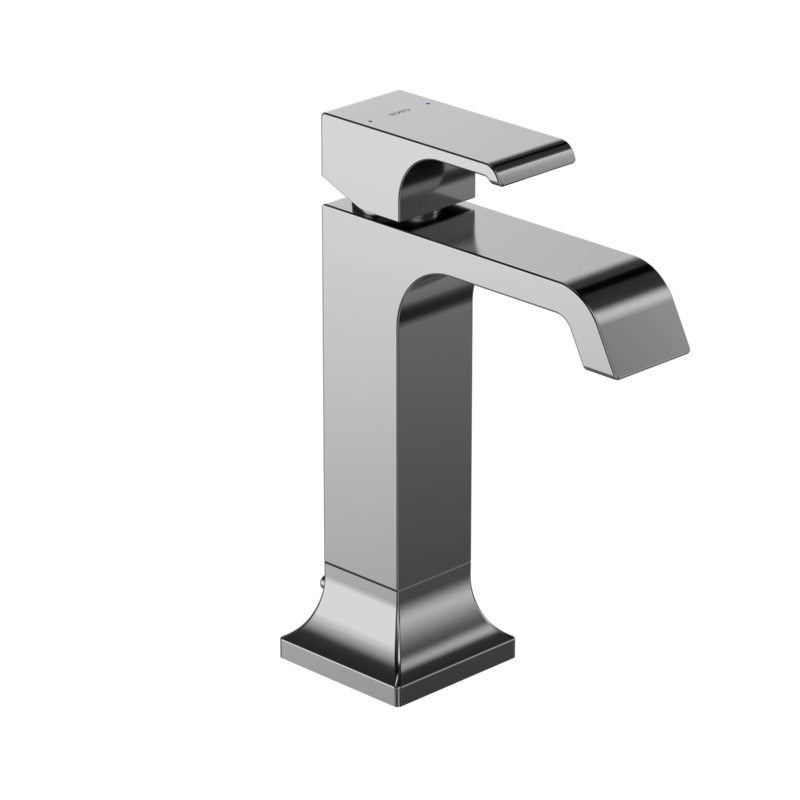 TOTO TLG08303U#CP Gc 1.2 Gpm Single Handle Semi-Vessel Bathroom Sink Faucet With Comfort Glide Technology - Polished Chrome