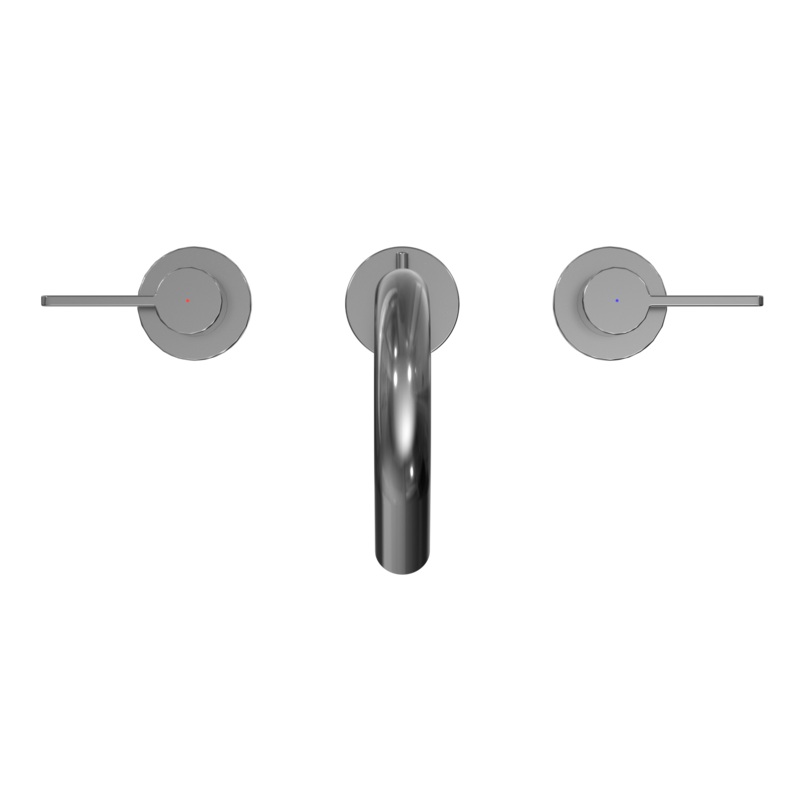 TOTO TLG11201UA#CP Gf Series 1.2 Gpm Two Lever Handle Widespread Bathroom Sink Faucet - Polished Chrome