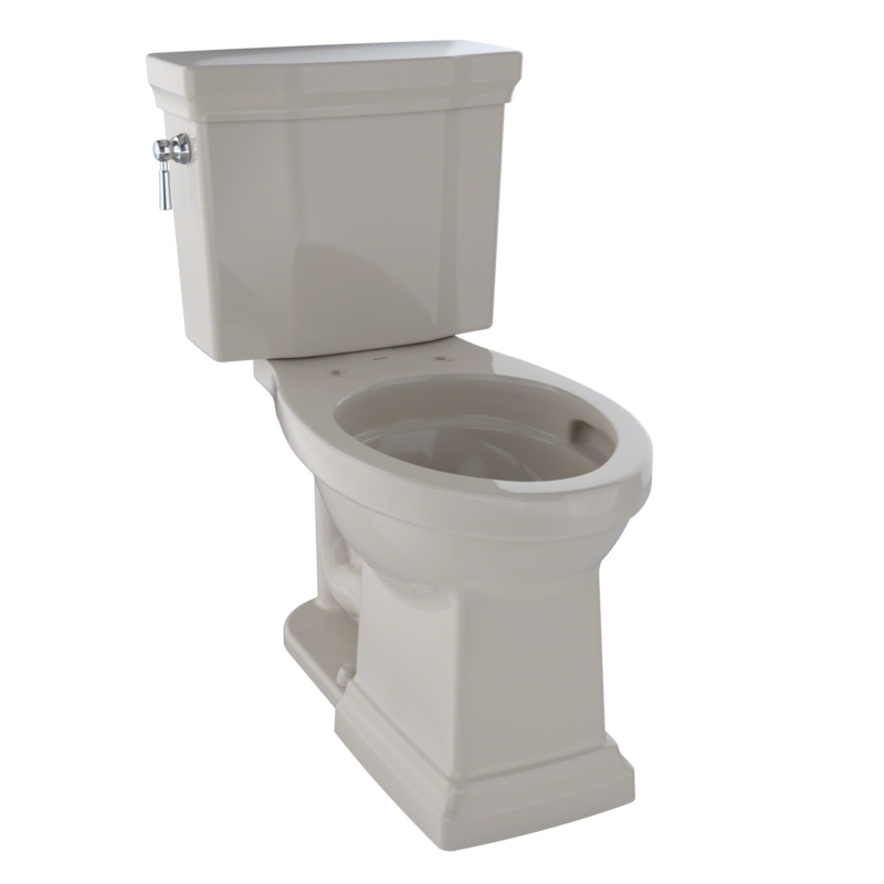 TOTO CST404CEFG#03 Promenade Ii Two-Piece Elongated 1.28 Gpf Universal Height Toilet With Cefiontect - Bone