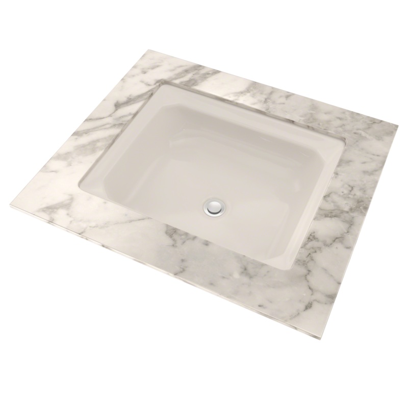 TOTO LT973G#12 Guinevere Rectangular Undermount Bathroom Sink With Cefiontect - Sedona Beige