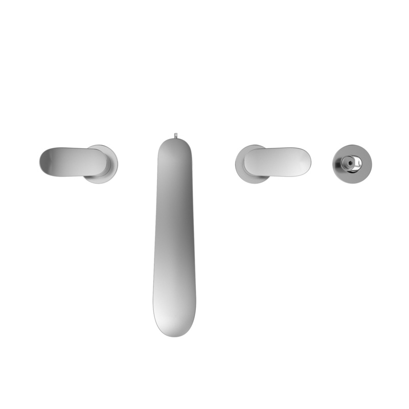 TOTO TBG01202U#CP Go Two-Handle Deck-Mount Roman Tub Filler Trim With Handshower - Polished Chrome