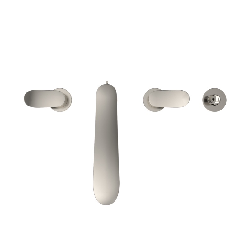 TOTO TBG01202U#PN Go Two-Handle Deck-Mount Roman Tub Filler Trim With Handshower - Polished Nickel
